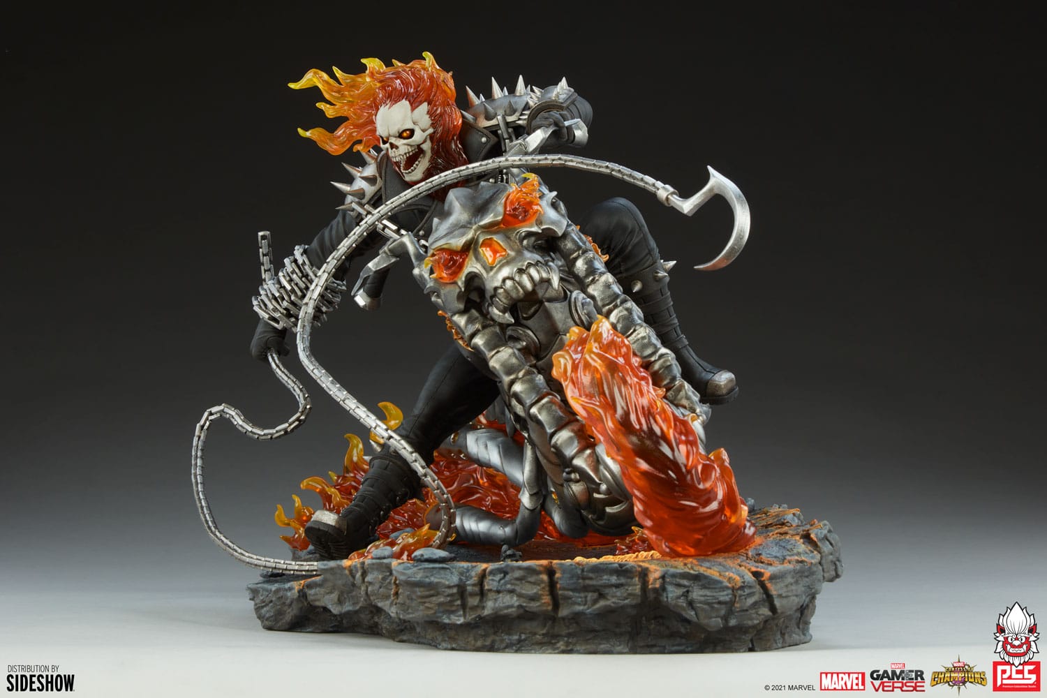 ghost rider sixth scale diorama pcs marvel gallery bb b
