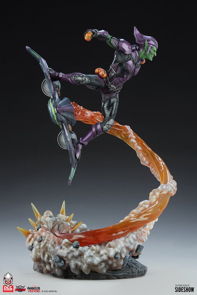 green goblin sixth scale diorama pcs marvel gallery b be