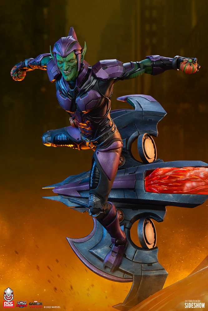 green goblin sixth scale diorama pcs marvel gallery b d