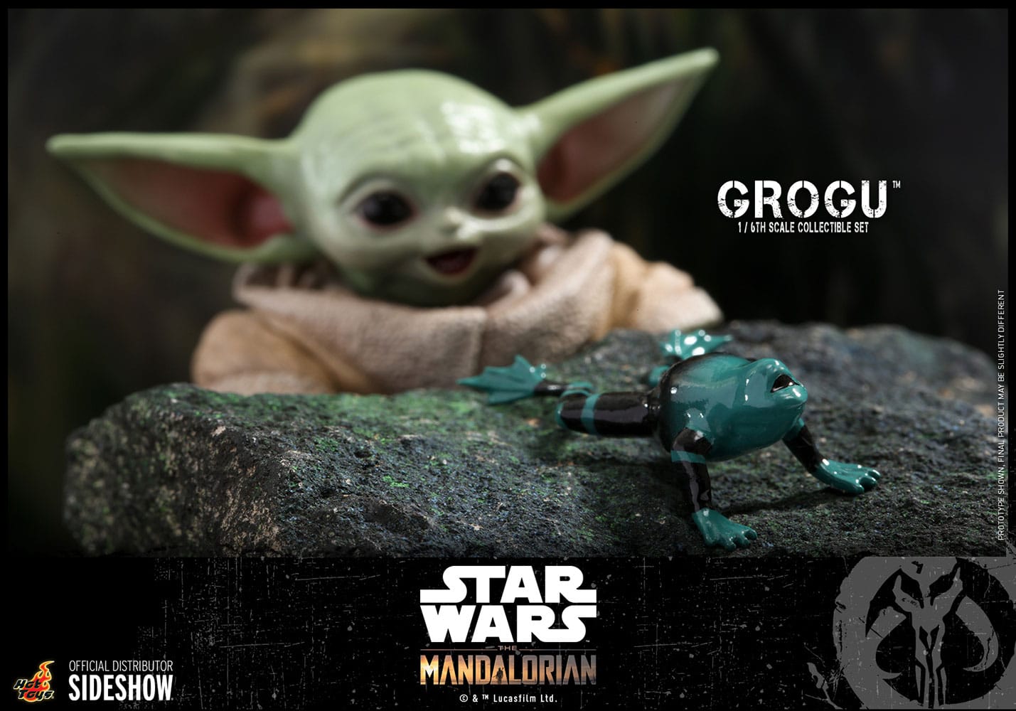 grogu sixth scale figure set star wars gallery b b b
