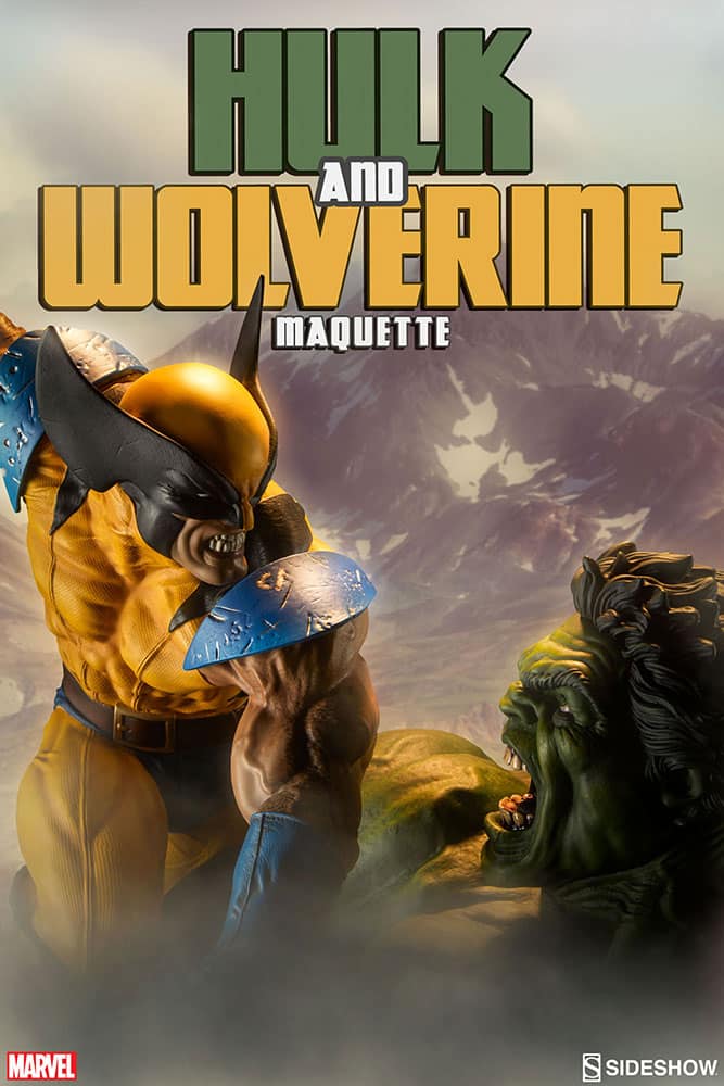 Hulk And Wolverine Diorama Maquette