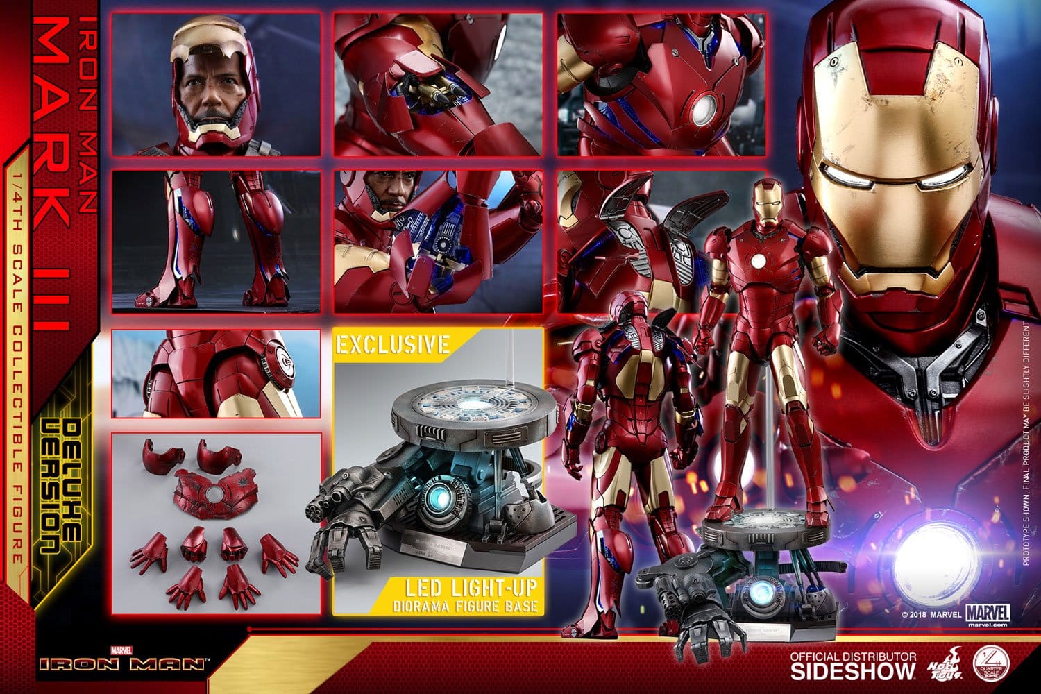 Iron Man Mark III Deluxe (Quarter Scale)
