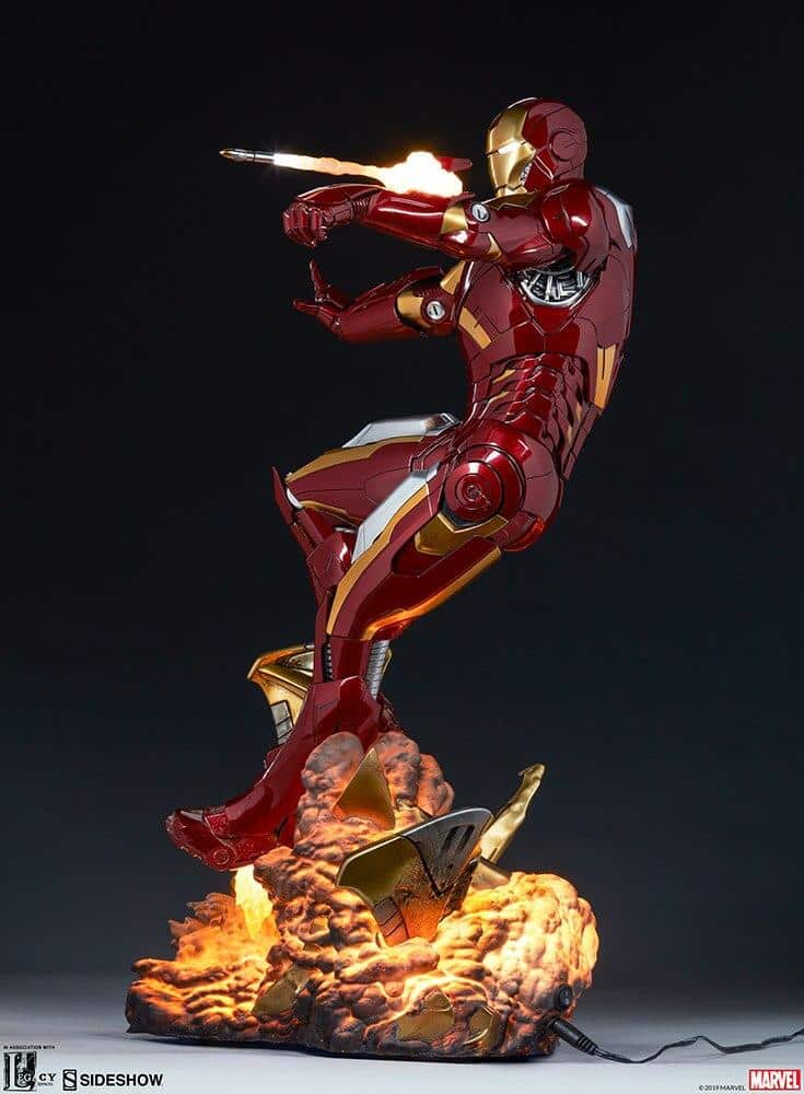 iron man mark vii marvel gallery d d c