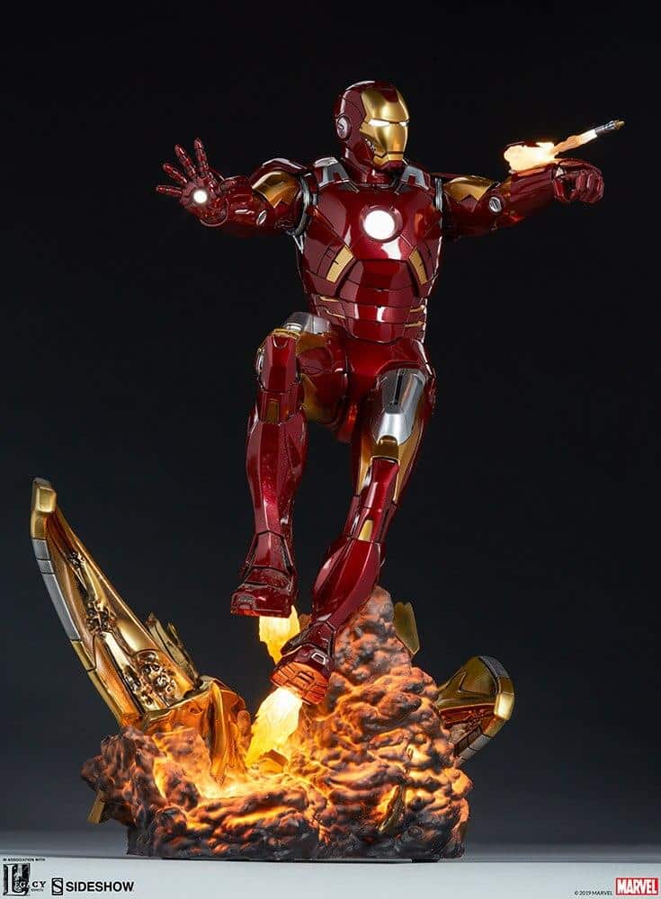 iron man mark vii marvel gallery d d c c