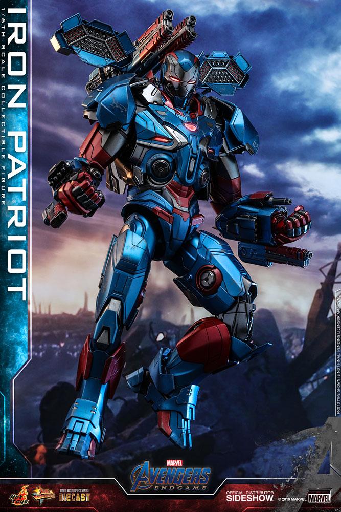 Avengers Endgame Iron Patriot Sixth Scale Figure