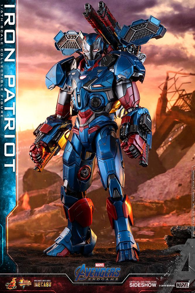 iron patriot sixth scale figure marvel gallery d fcb ba