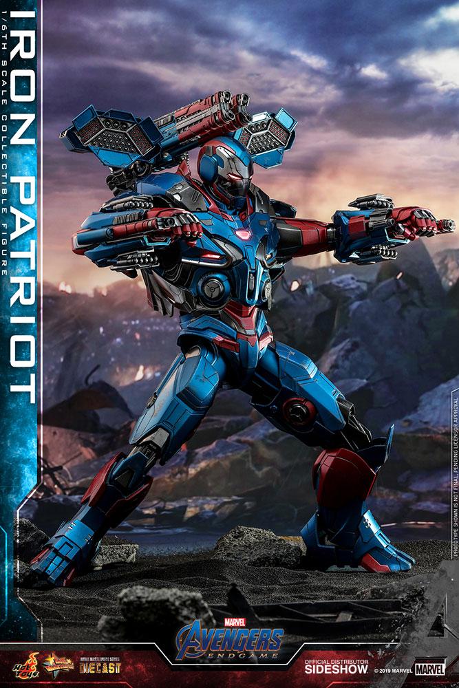 iron patriot sixth scale figure marvel gallery d fcb bed