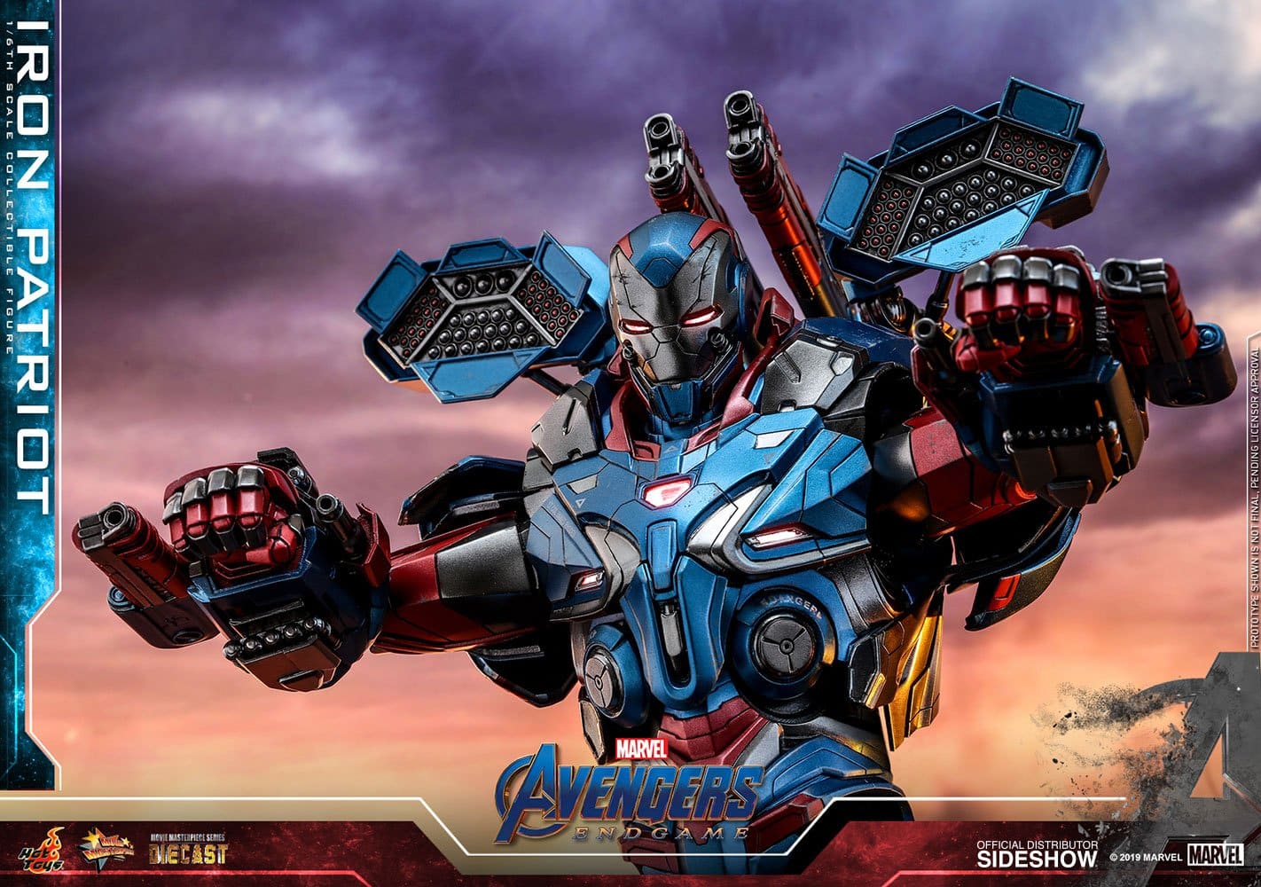 iron patriot sixth scale figure marvel gallery d fcb b d