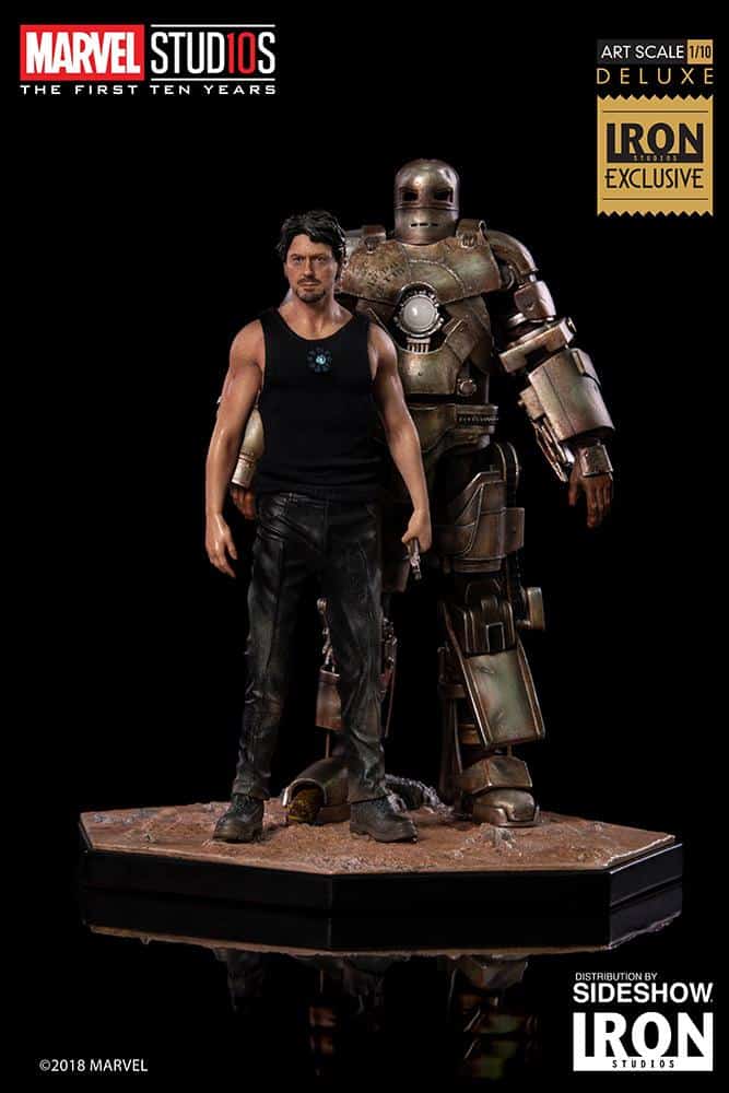 Tony Stark and Iron Man Mark I Statue (Con Exclusive)