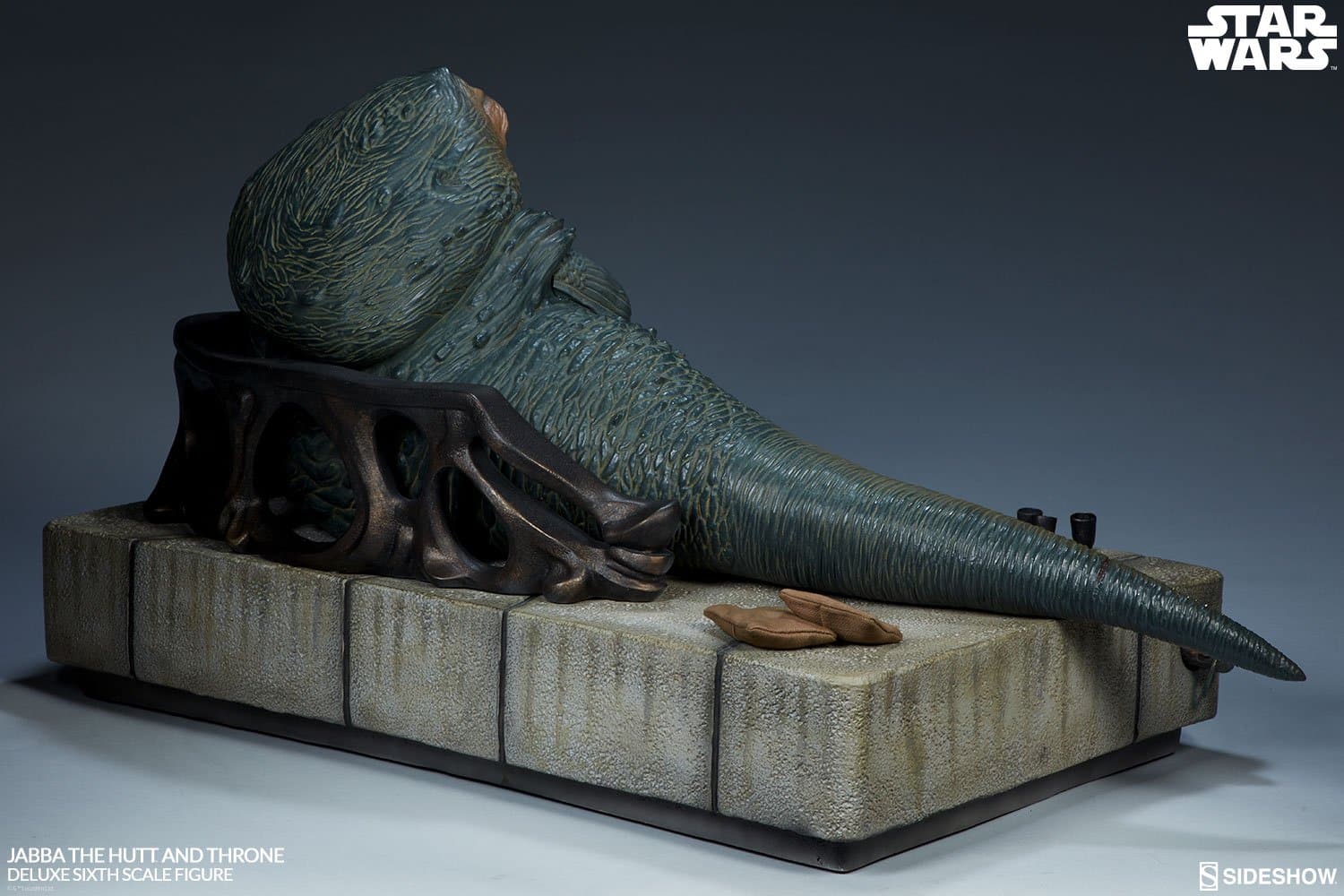 jabba the hutt and throne deluxe star wars gallery c ccd d e