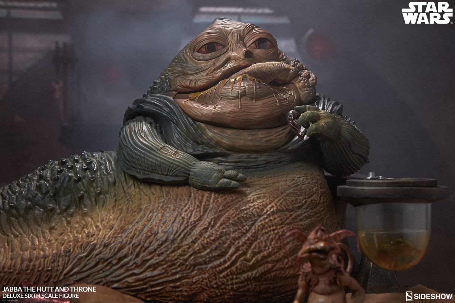 jabba the hutt and throne deluxe star wars gallery c ccdd df b