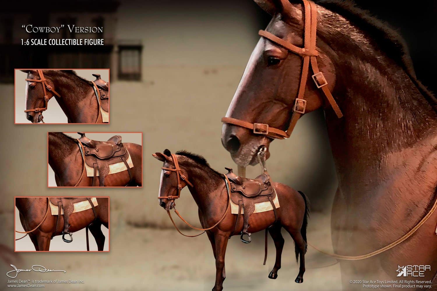 James Dean Horse Sixth Scale Figure