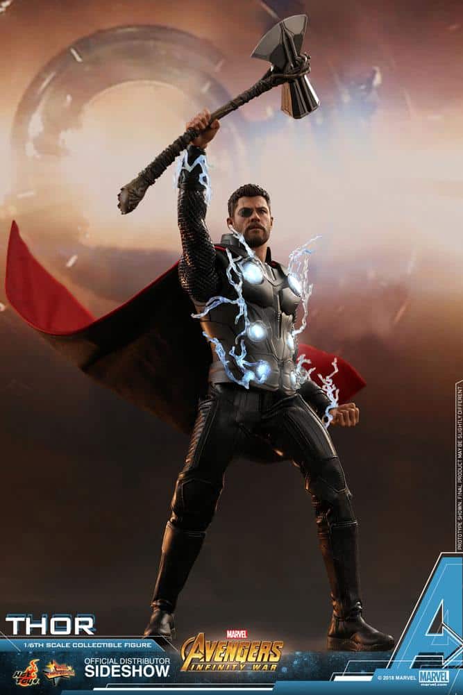 marvel avengers infinity war thor sixth scale figure hot toys