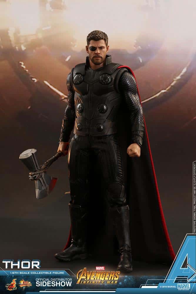 marvel avengers infinity war thor sixth scale figure hot toys