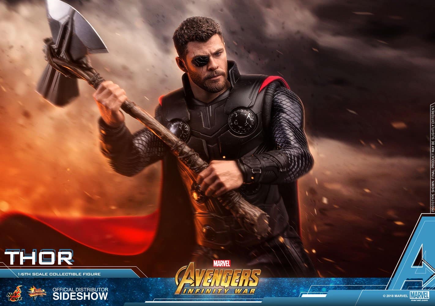 marvel avengers infinity war thor sixth scale figure hot toys