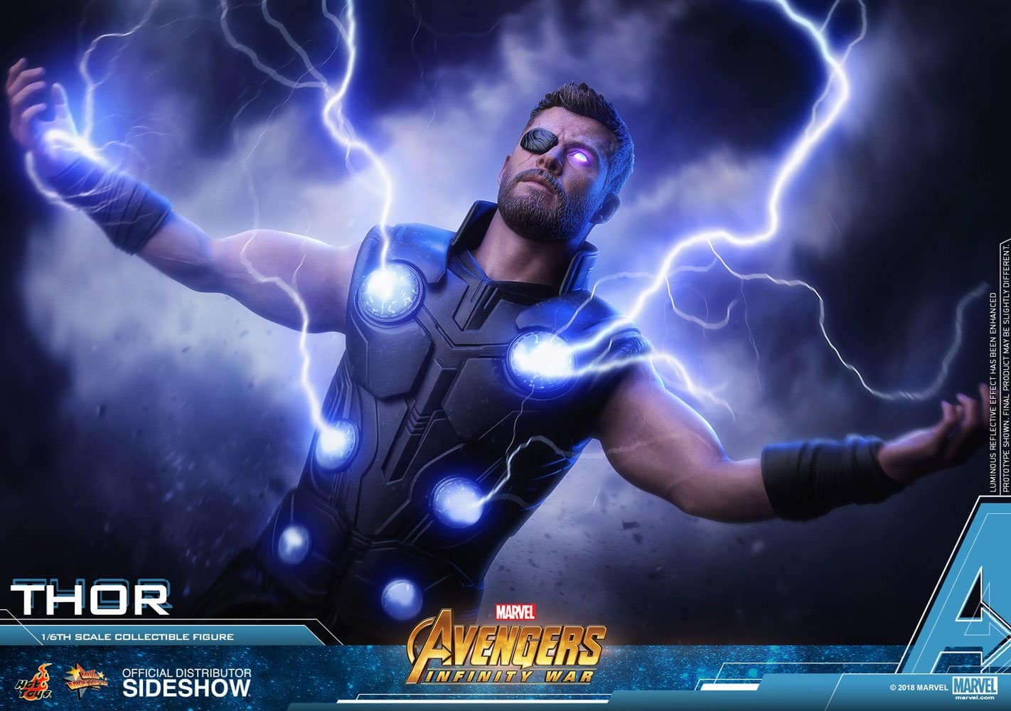 marvel avengers infinity war thor sixth scale figure hot toys
