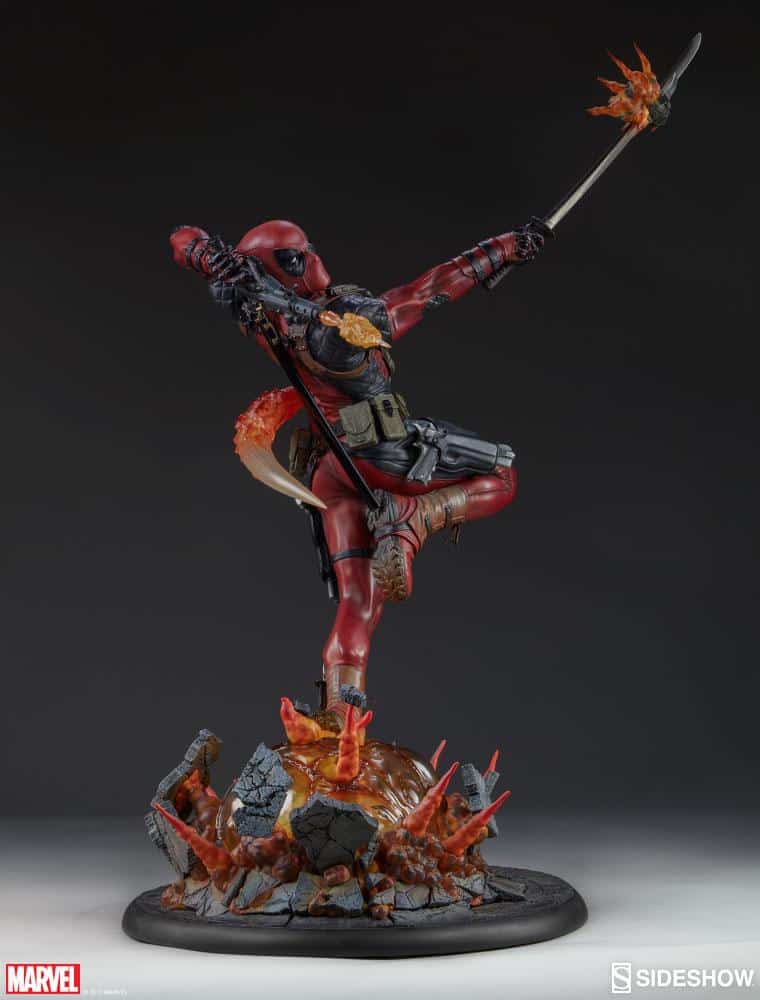 marvel deadpool heat seeker premium format figure sideshow