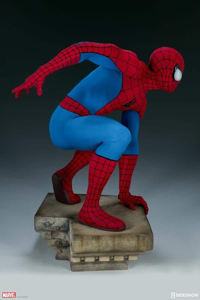 marvel spider man legendary scale figure sideshow