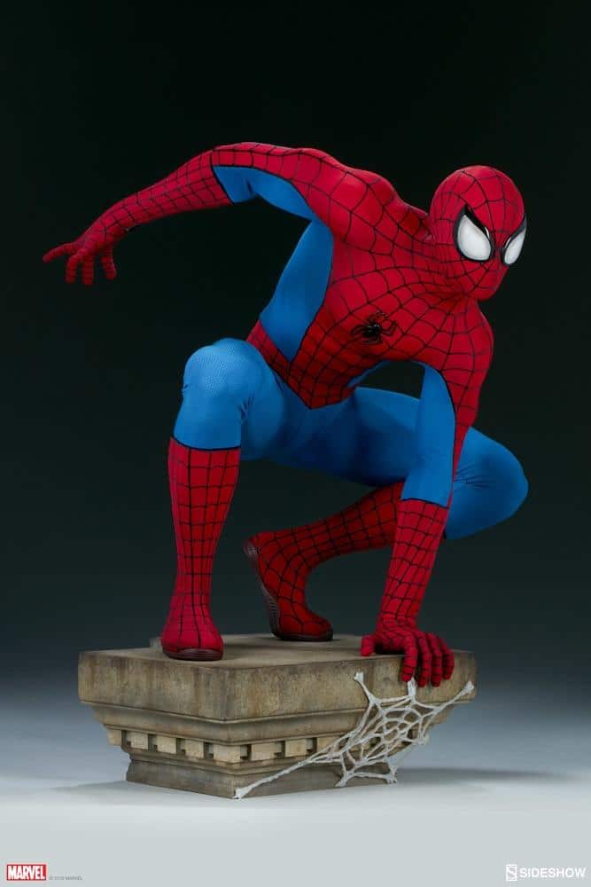 marvel spider man legendary scale figure sideshow