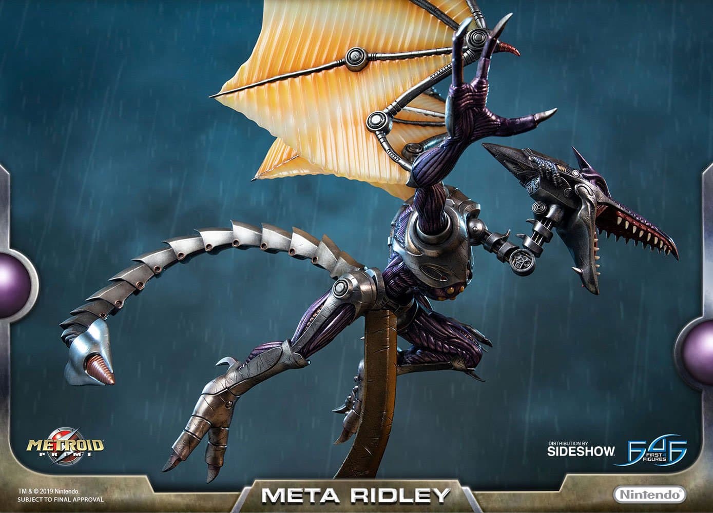 meta ridley statue metroid prime gallery c d b