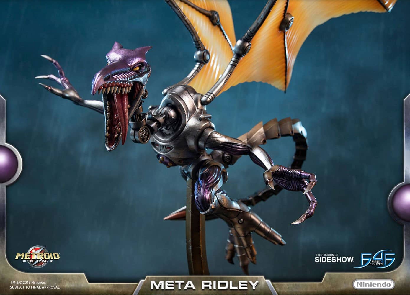 meta ridley statue metroid prime gallery c d b cf