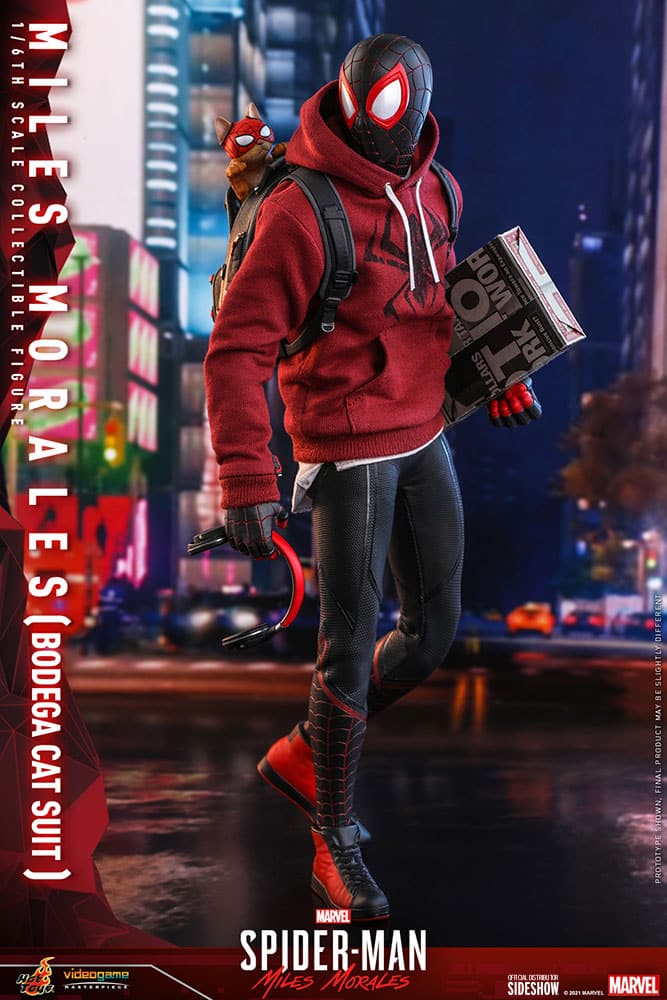 miles morales bodega cat suit marvel gallery b db c
