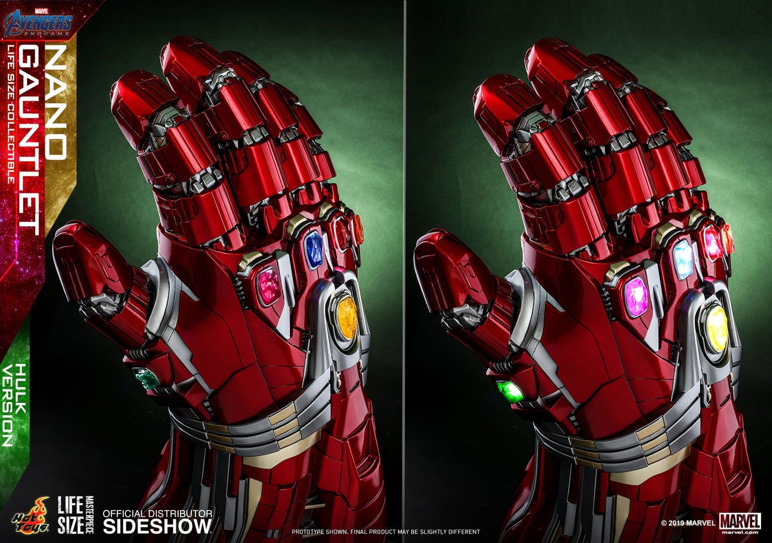 nano gauntlet hulk version marvel gallery ce cfc