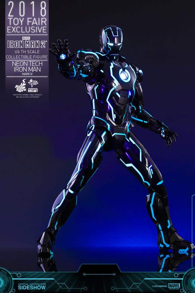 Neon Tech Iron Man Mark IV