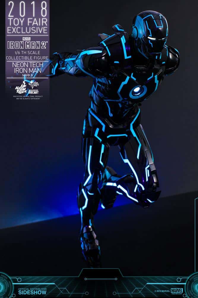 neon tech iron man mark iv marvel gallery c bcb d d