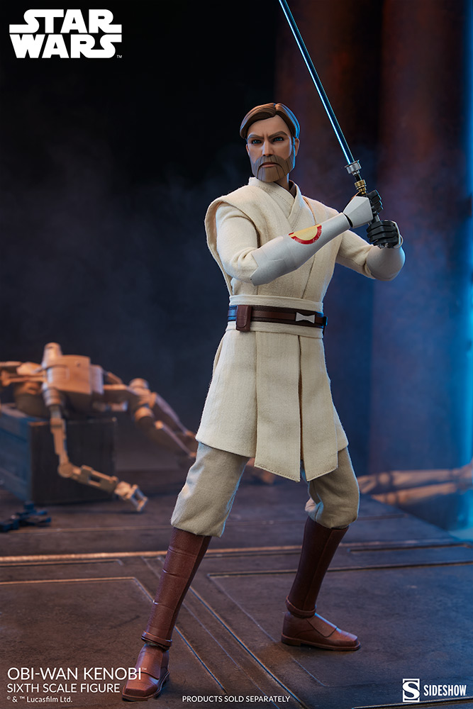 The Clone Wars Obi-Wan Kenobi Sixth Scale Figure