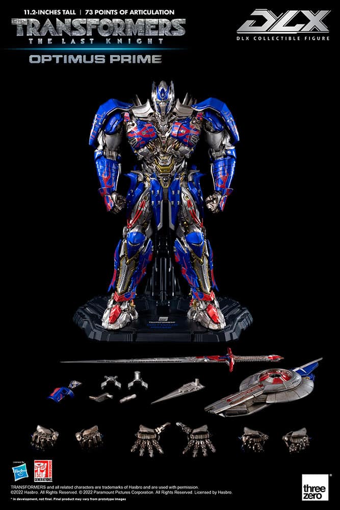 Transformers The Last Knight Optimus Prime Figure DLX Collectible