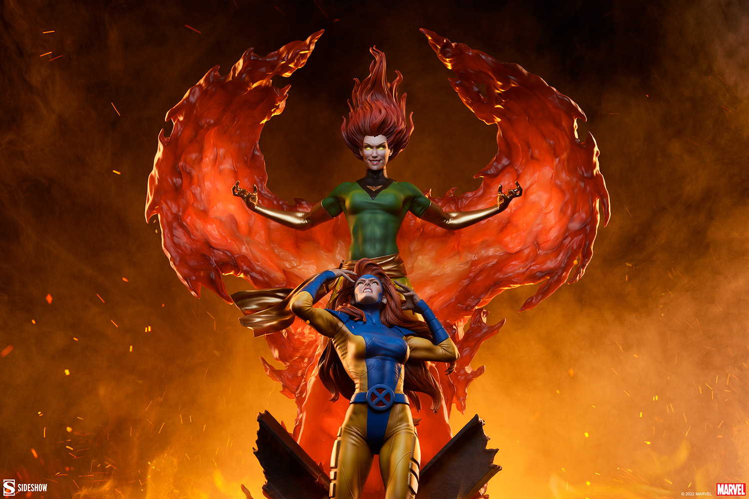 X-Men: Phoenix and Jean Grey Maquette