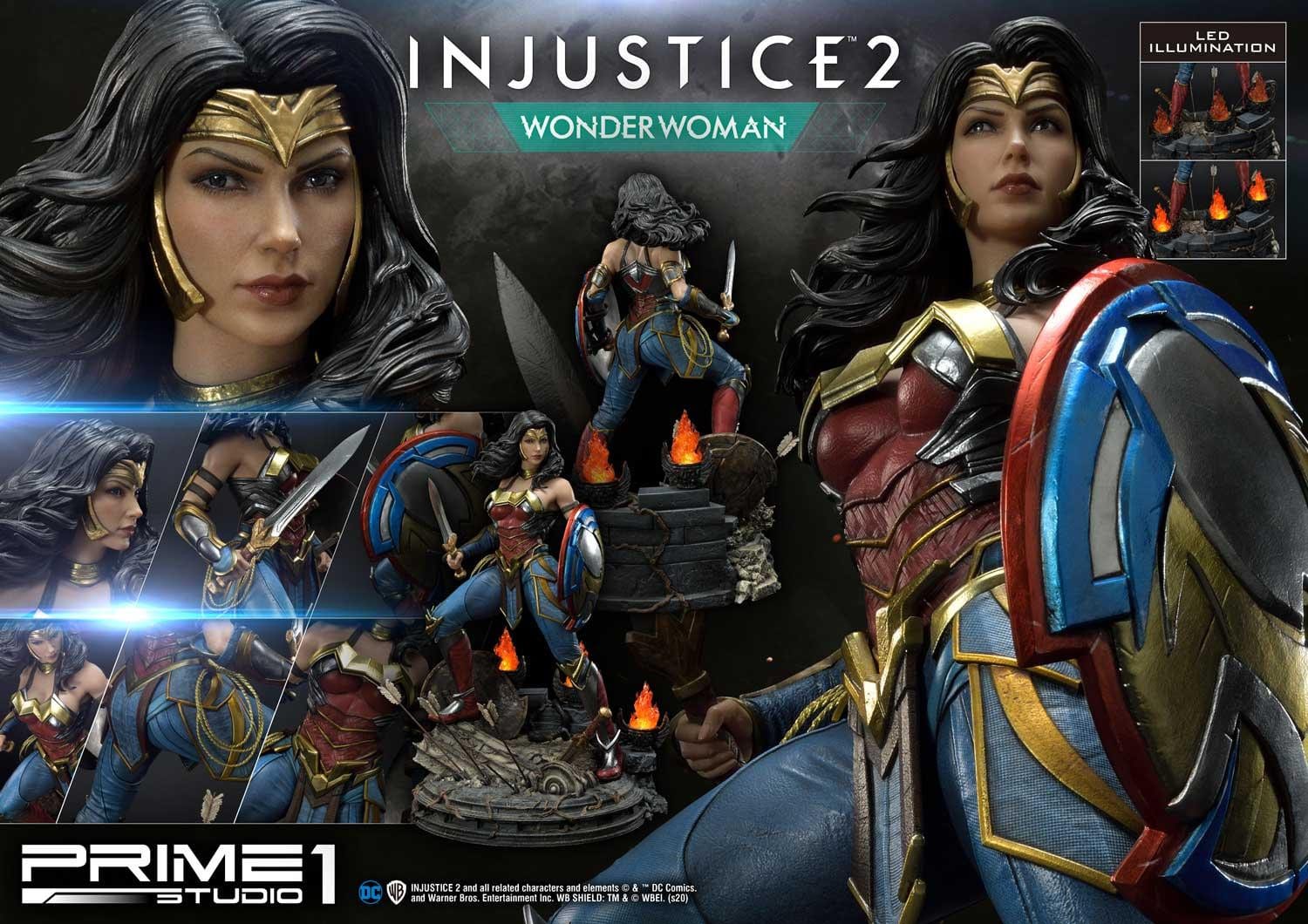 Wonder Woman Injustice Statue