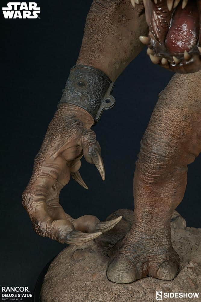 rancor deluxe statue star wars gallery dd b b