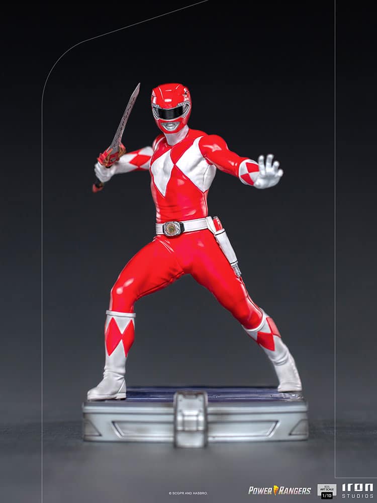 red ranger scale statue mighty morphin power rangers gallery f a adbd