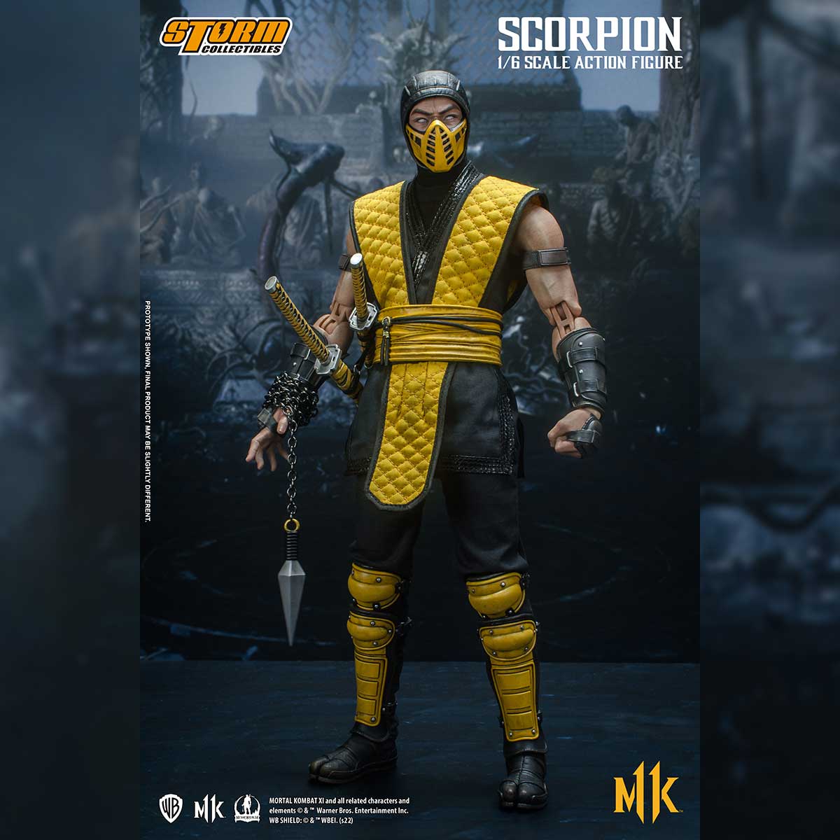 Mortal Kombat II Scorpion Sixth Scale Figure