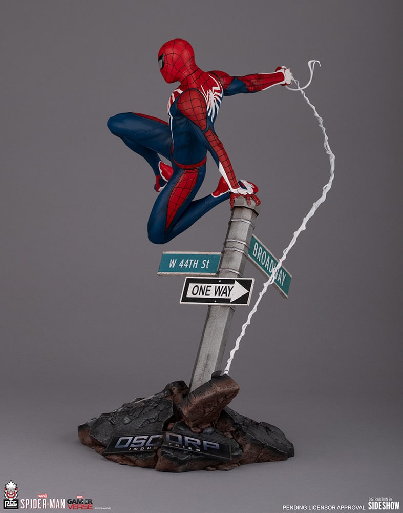 spider man advanced suit marvel gallery d c