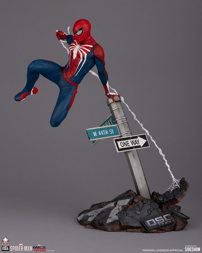 spider man advanced suit marvel gallery d dc