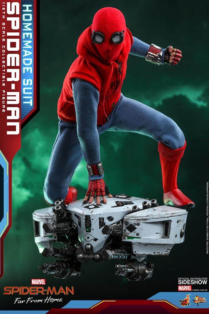spider man homemade suit marvel gallery d b