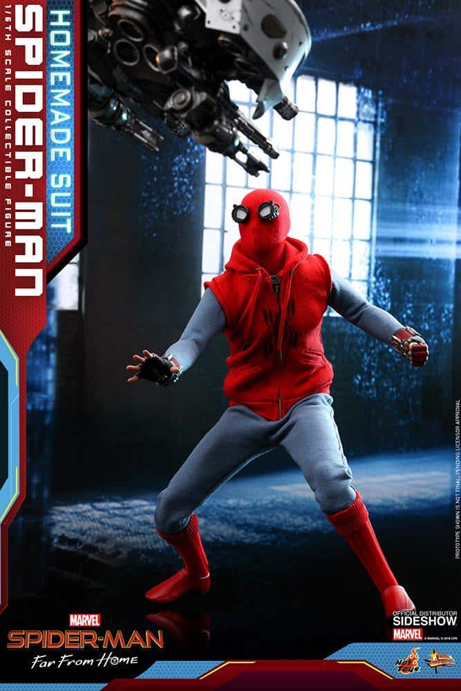 spider man homemade suit marvel gallery d c b fc