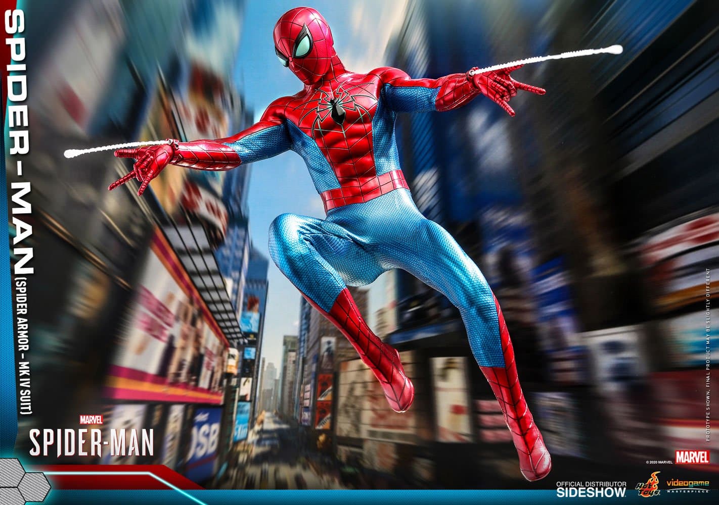 spider man spider armor mk iv suit marvel gallery ed cced b b