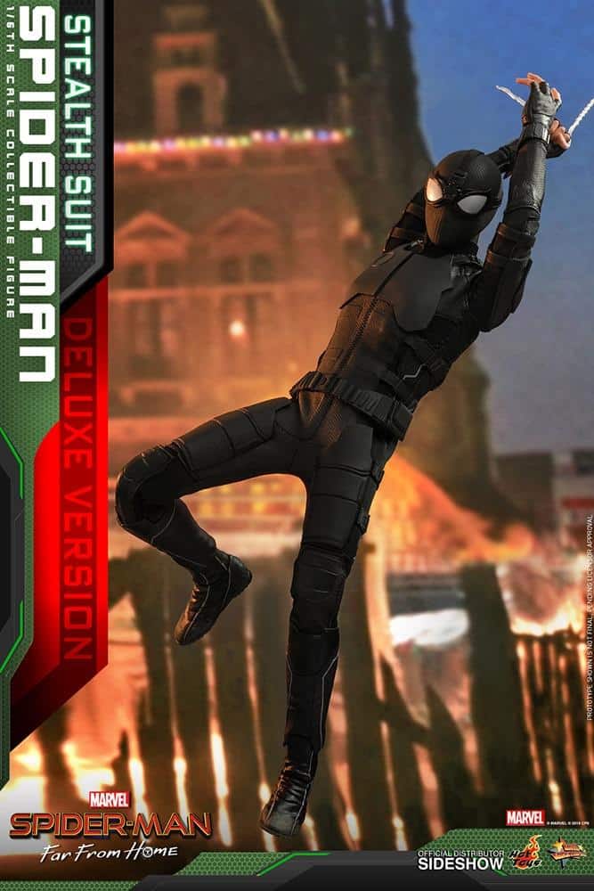 spider man stealth suit deluxe version marvel gallery d d ab