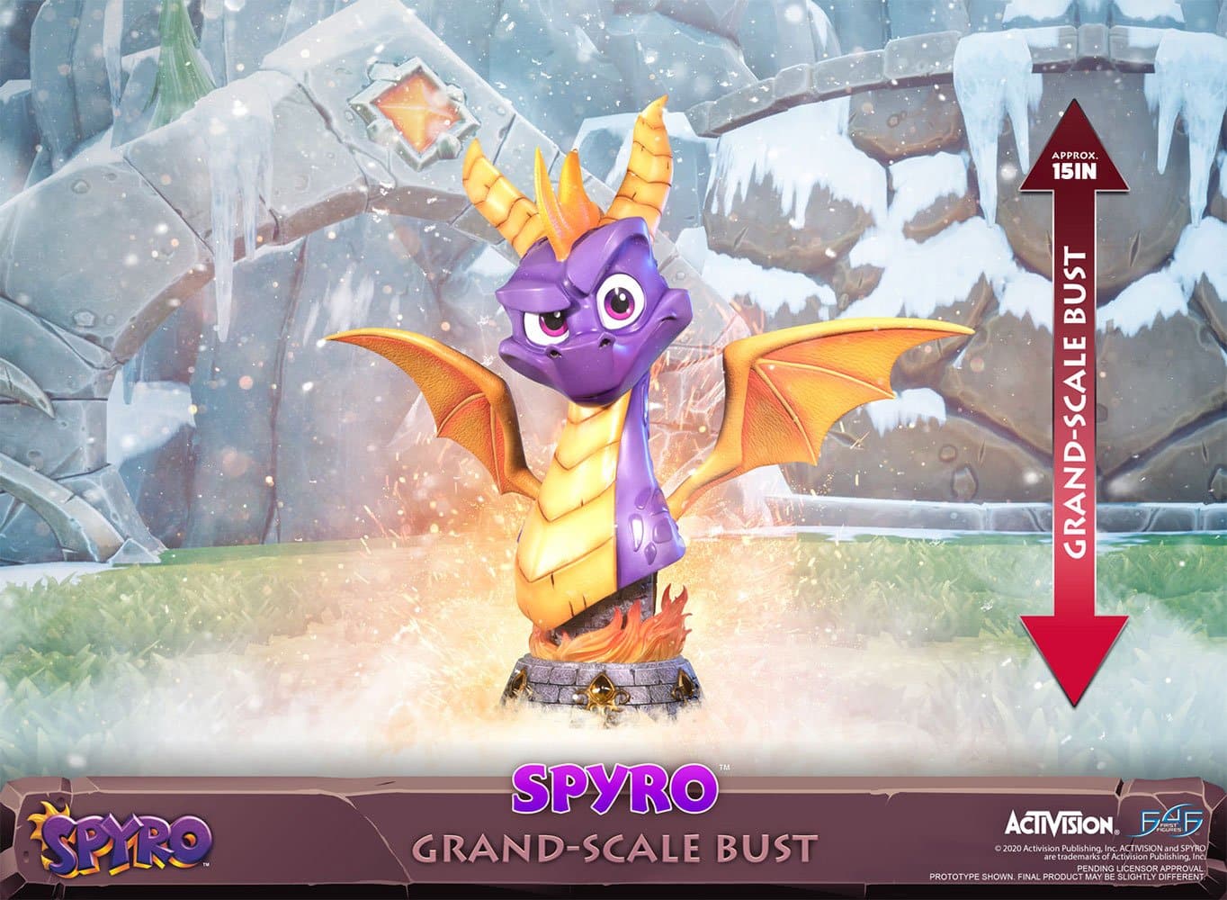 Spyro Grand Scale Bust