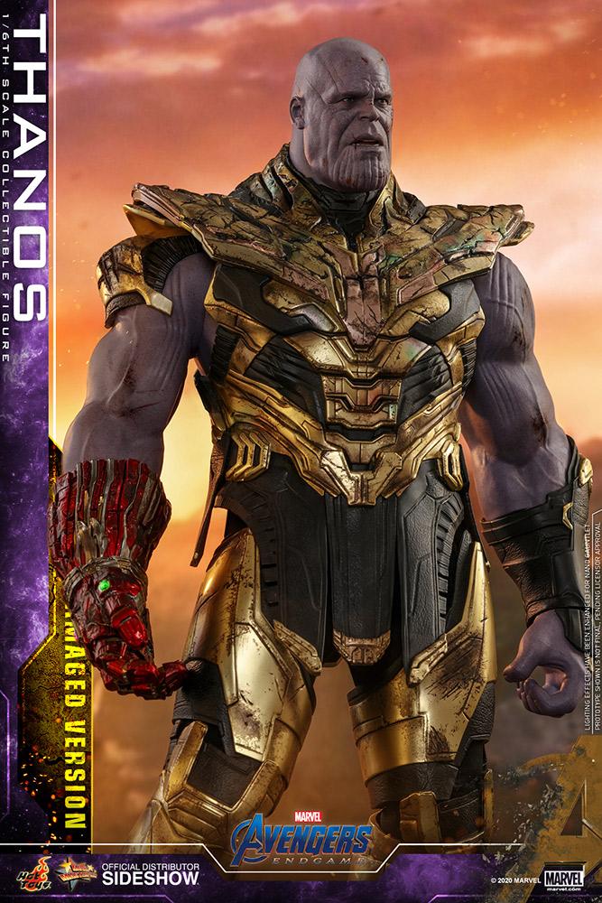 thanos battle damaged version marvel gallery e b d