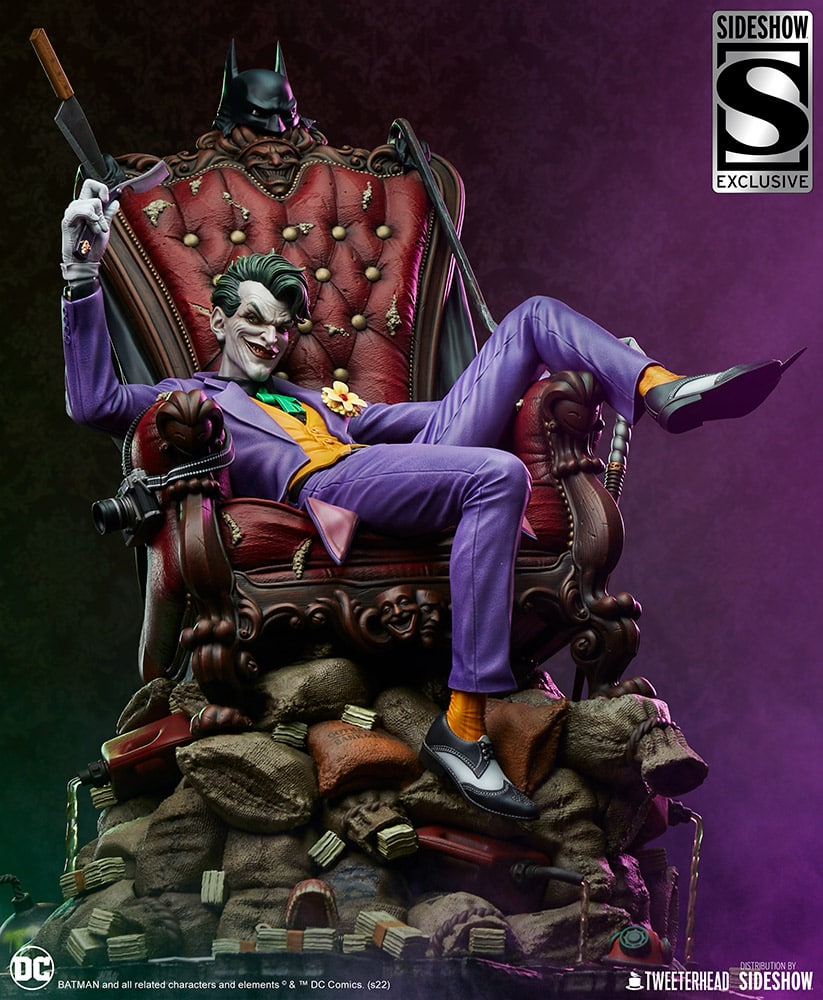 the joker scale maquette tweeterhead dc comics gallery e e a a