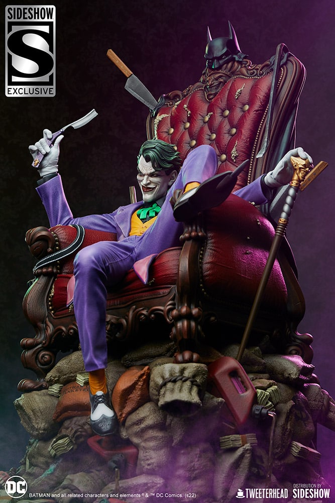 the joker scale maquette tweeterhead dc comics gallery e eac e