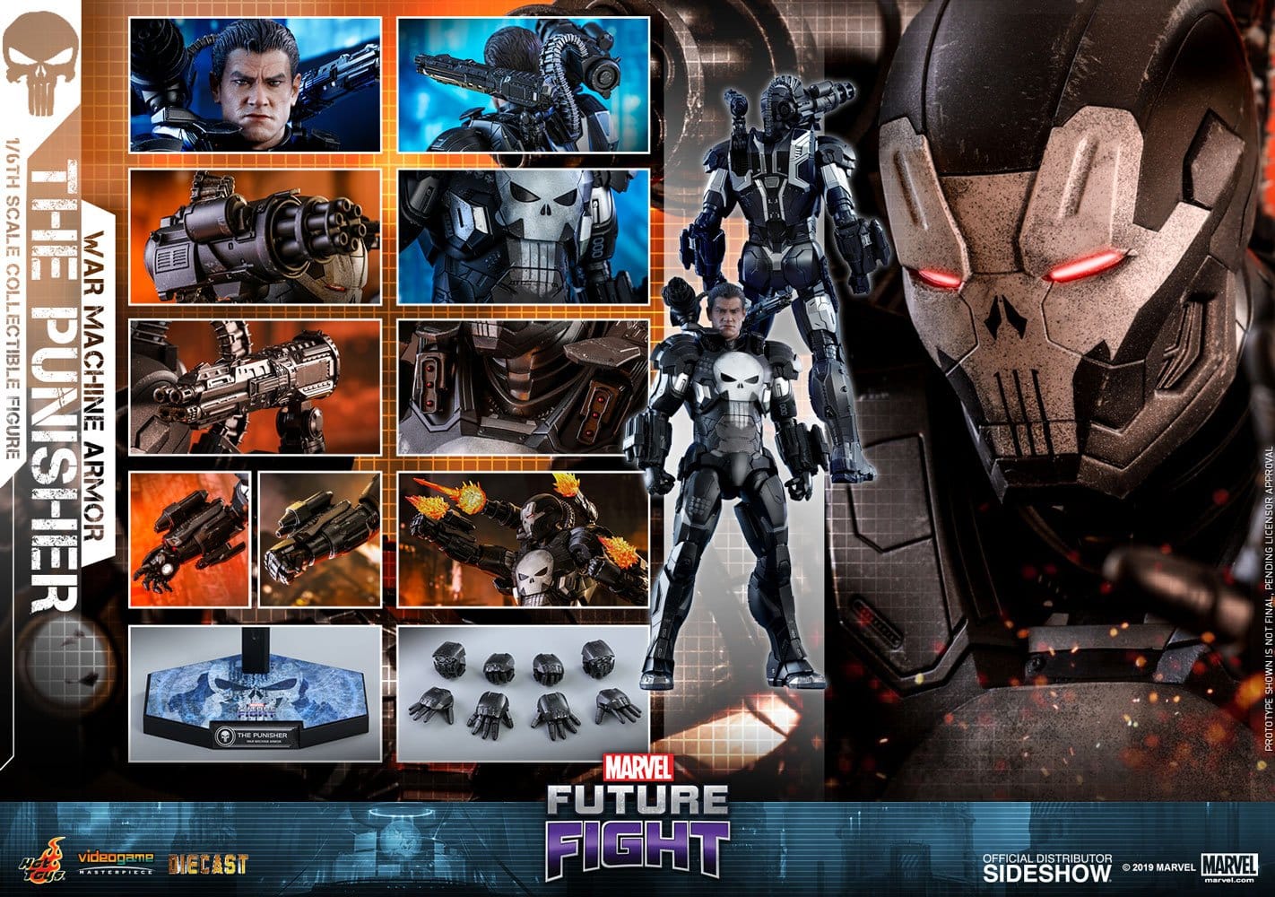 the punisher war machine armor marvel gallery c b d f