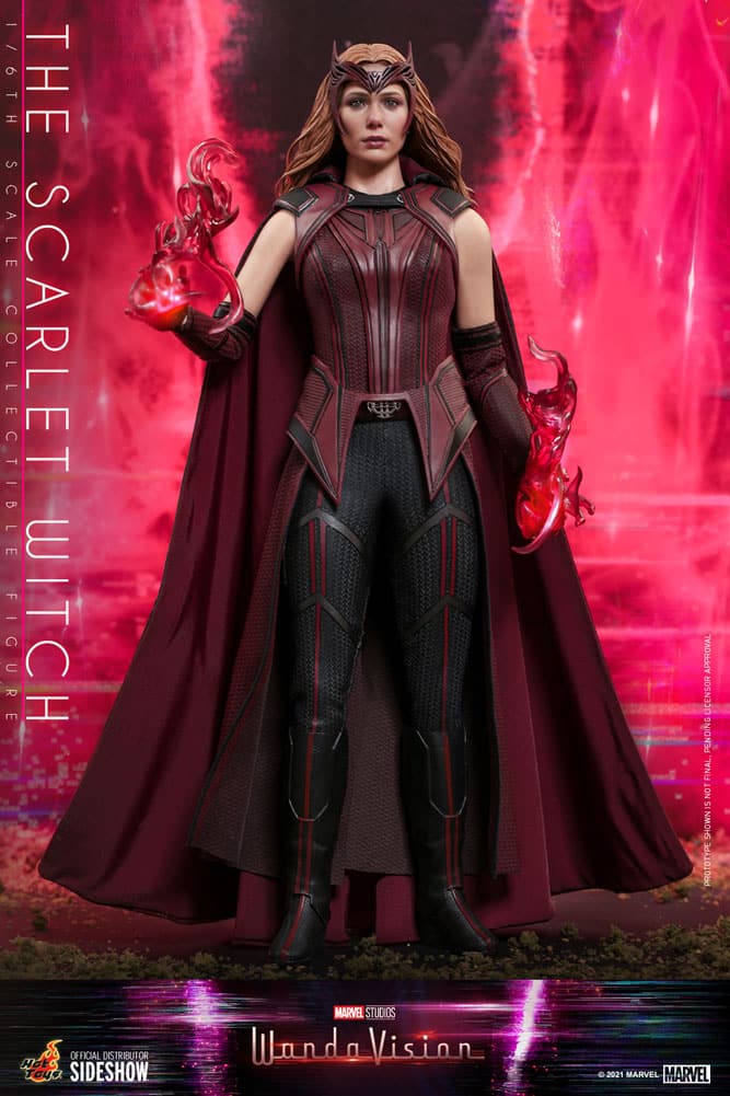 the scarlet witch sixth scale figure by hot toys marvel gallery e d d aa