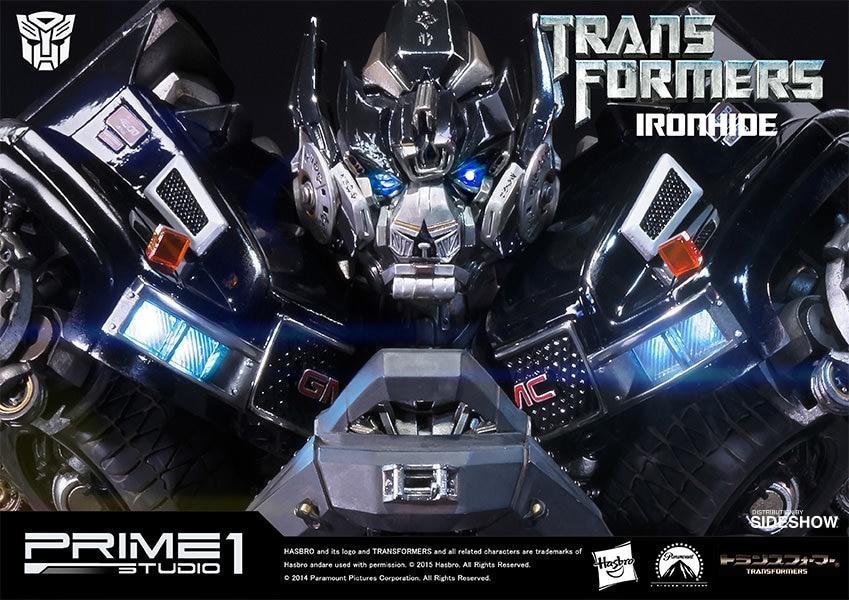 transformers ironhide polystone statue prime feature