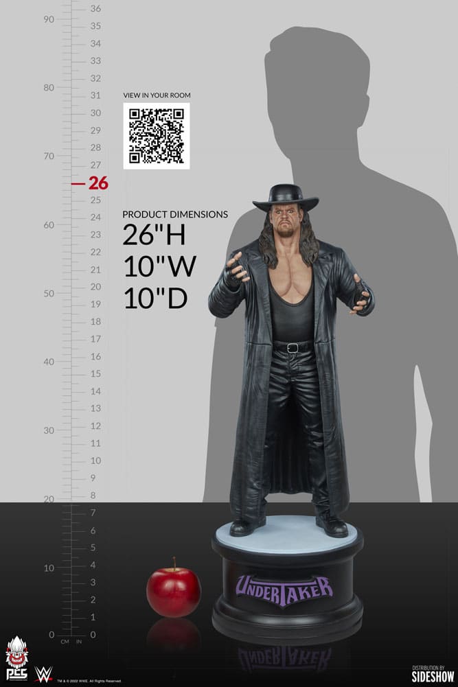 undertaker the modern phenom scale statue pcs wwe gallery cda